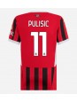 Billige AC Milan Christian Pulisic #11 Hjemmedrakt Dame 2024-25 Kortermet